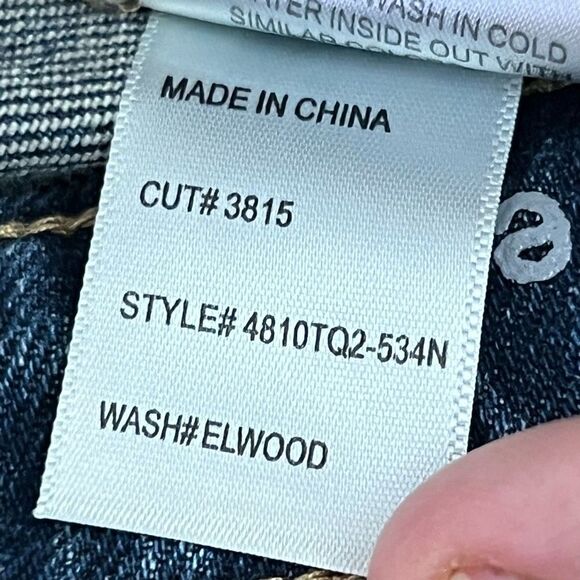 Articles of Society Womens Denim Jeans Straight Leg Blue Wash Size 26 - Picture 9 of 11